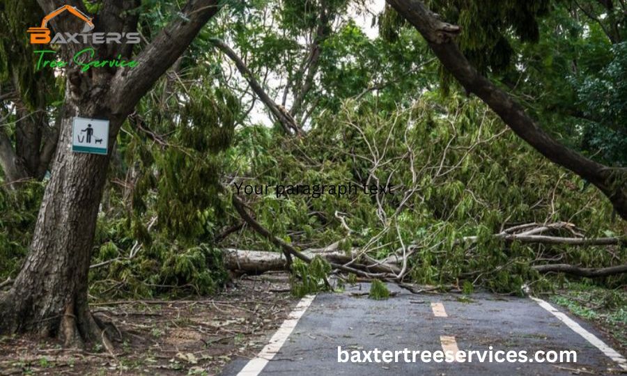 who removes fallen trees from roads
